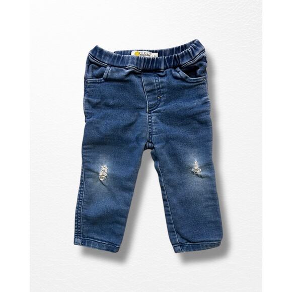 Baby Boden Distressed Jeggings, 6-12 Months - Picture 1 of 5